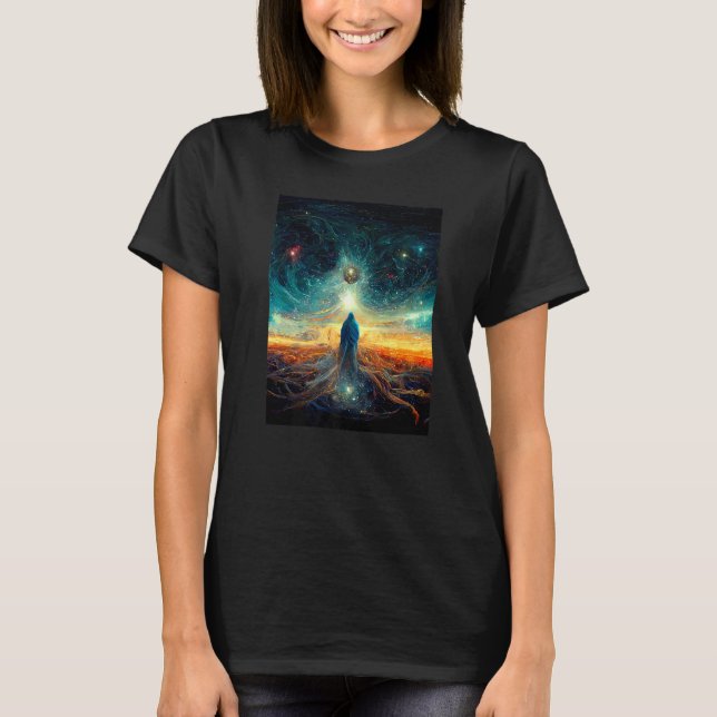 Camiseta Creación Del Cielo Y La Tierra (Anverso)