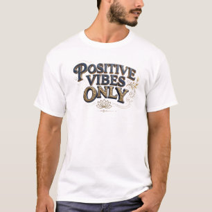 Camiseta Creación personalizada Classic Blue VIBES POSITIVO