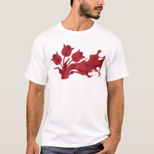 Camiseta Creación personalizada de FLOR ABSTRACTA divertida