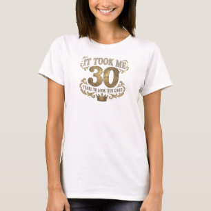 Camiseta Creación personalizada Fresh Blue TOOK 30 LOOK GOO