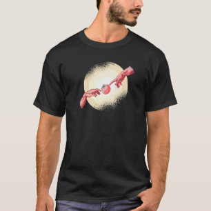 Camiseta Creación Vegana De Adán Cristianismo Vegano Vegeta