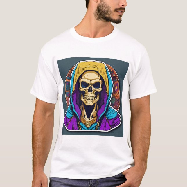 Camiseta "Creaciones de código: Retrato de un desarrollador (Anverso)