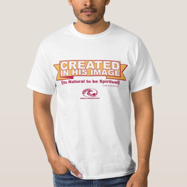 CAMISETA CREADO EN SU IMAGEN (Anverso)