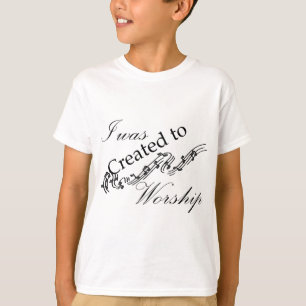 Camiseta Creado para adorar