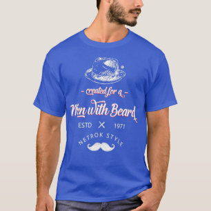 Camiseta creado para hombres con barba