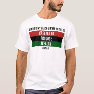 CAMISETA CREADO PARA PRODUCIR RIQUEZA EN NEGOCIOS