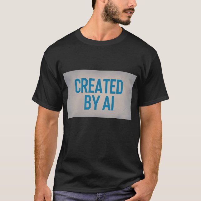 Camiseta Creado por AI (Anverso)