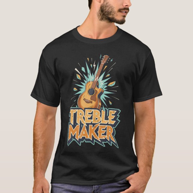 Camiseta Creador de Agudos para Guitarra Acústica (Anverso)