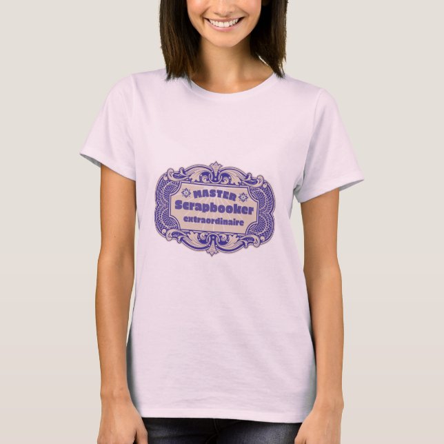 Camiseta Creador de Álbum de Recortes Cropper (Anverso)