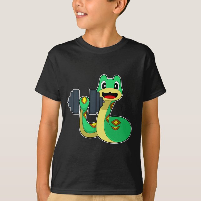 Camiseta Creador de cadáveres de serpientes Dumbbell Bodybu (Anverso)