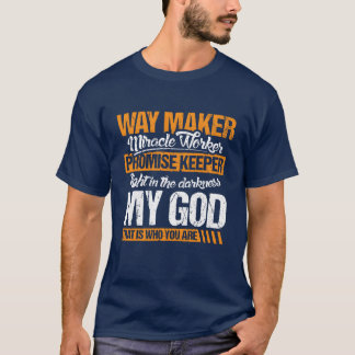 Camiseta Creador de caminos Isaías Jesús Cita cristiana ami