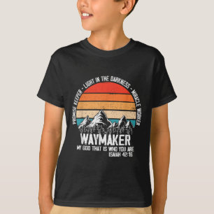 Camiseta Creador de caminos Mi Dios Quién eres tú Verso de 