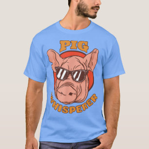 Camiseta Creador de cerdos para hombres con diseño de granj