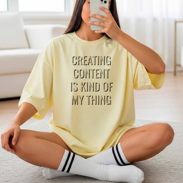 Camiseta Creador de contenido (Subido por el creador)