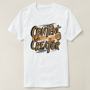 Camiseta Creador de contenido - Diseño motivacional para cr