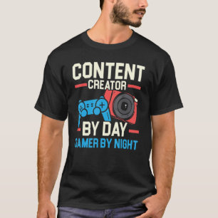 Camiseta Creador De Contenidos Por Jugador De Día Por Influ