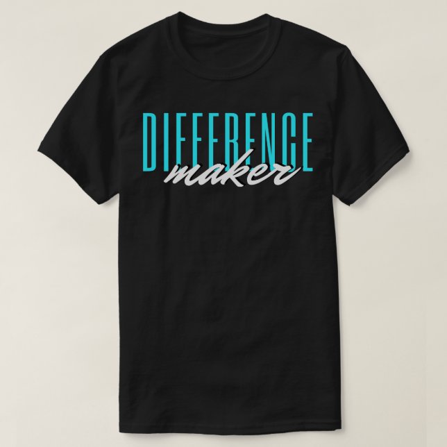 Camiseta Creador de diferencias (Diseño del anverso)