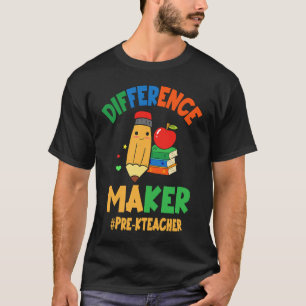 Camiseta Creador de Diferencias #MaestraPrek Maestra Preesc
