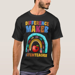 Camiseta Creador de Diferencias #StemTeacher Arcoíris Profe
