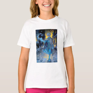 Camiseta Creador de escarcha de una calle iluminada por la