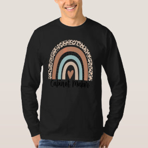 Camiseta Creador de gabinete de leopardo del arcoiris