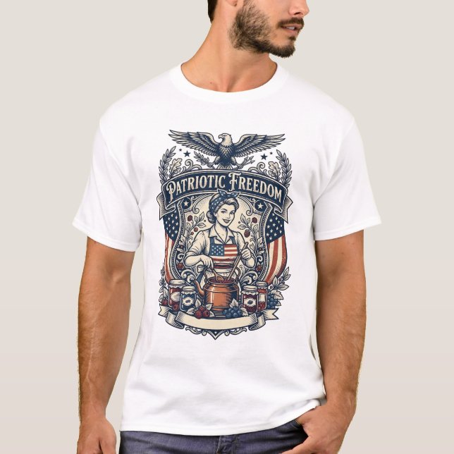 Camiseta Creador de mermelada patriótica (Anverso)