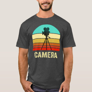 Camiseta Creador de películas de Sunset de estilo retro vin