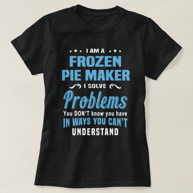 Camiseta Creador de piezas congelado (Diseño del anverso)