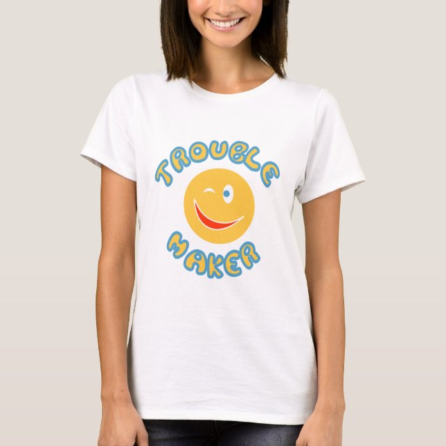 Camiseta Creador de problemas (Anverso)