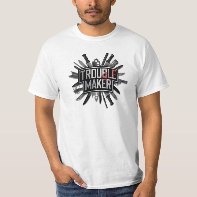 Camiseta Creador de problemas (Anverso)
