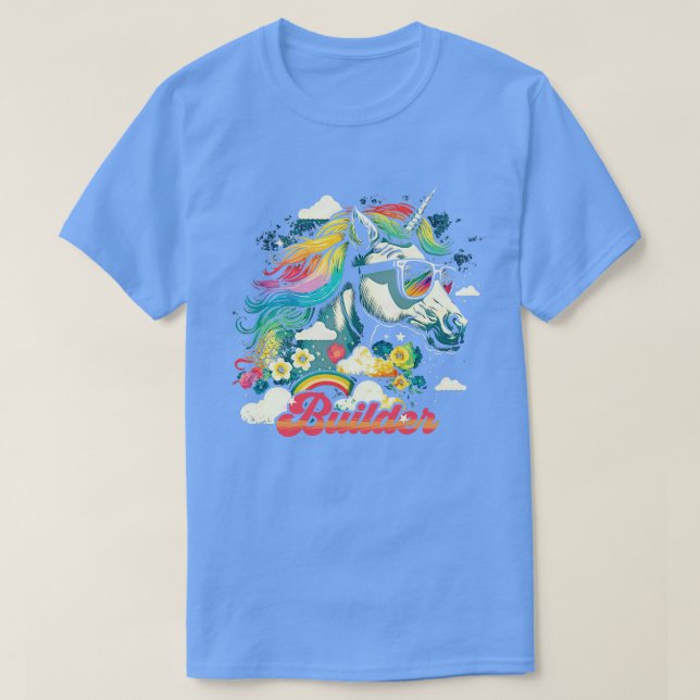 Camiseta Creador de unicornio arcoiris (Diseño del anverso)