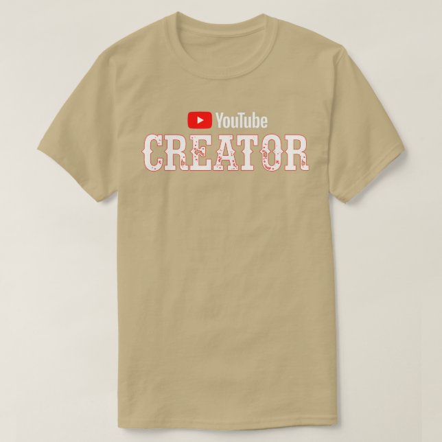 Camiseta Creador de Youtube (Diseño del anverso)