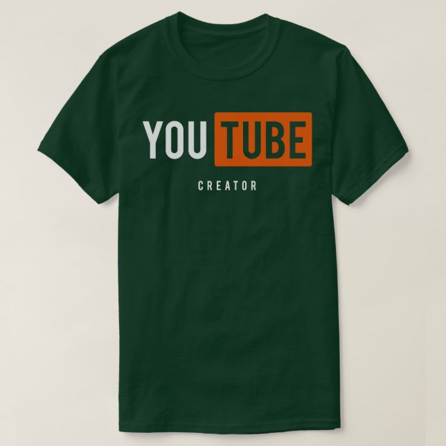 Camiseta Creador de Youtube (Diseño del anverso)