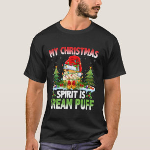 Camiseta Cream Puff Viste Santa Hat Navidades Spirit Crea
