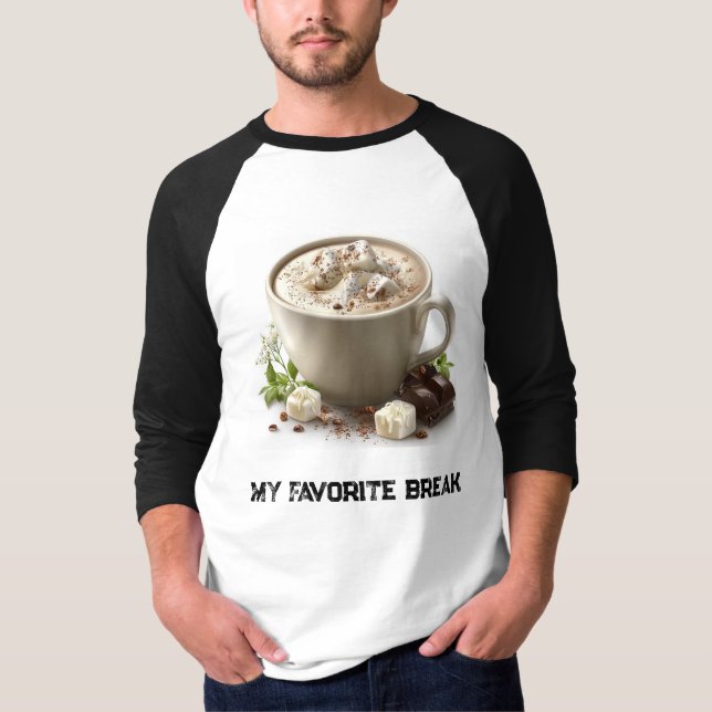 Camiseta Creamy Cocoa with Marshmallows (Anverso)