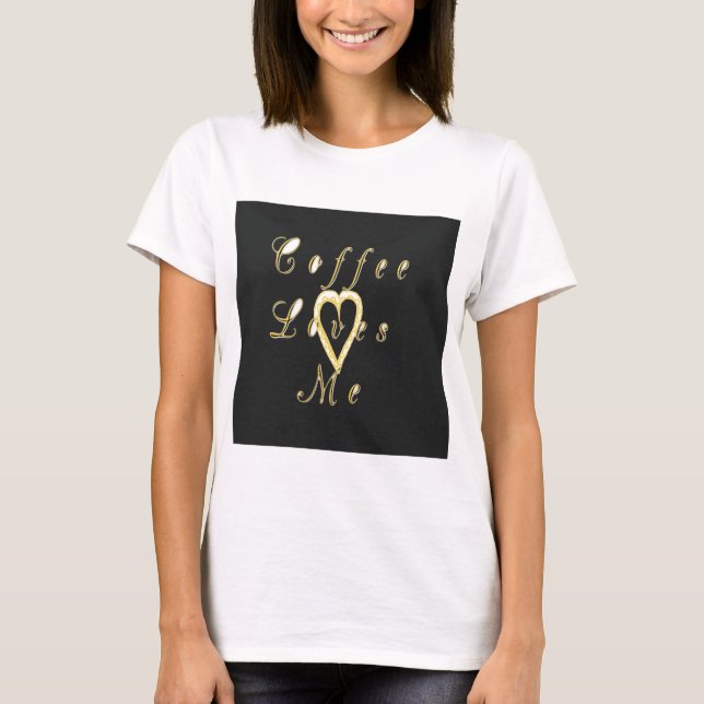 Camiseta Creamy Coffee Aovers Design (Anverso)