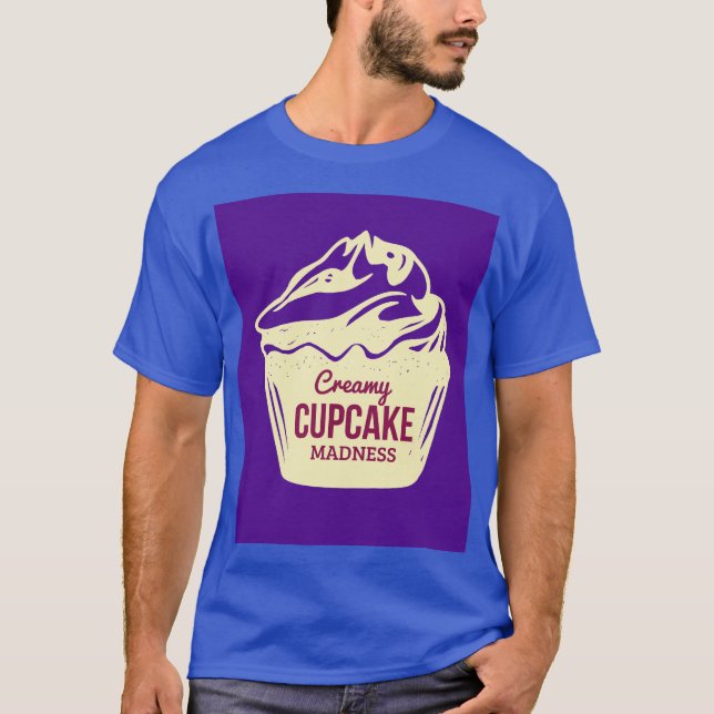 Camiseta Creamy Cupcake Madness (Anverso)