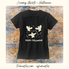 Camiseta Creamy Ghosts - ¡Feliz Halloween!