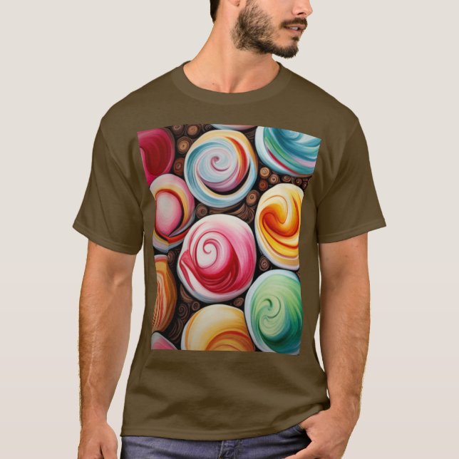 Camiseta Creamy Swirls (Anverso)
