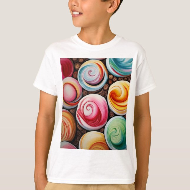 Camiseta Creamy Swirls (Anverso)