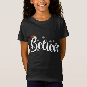 Camiseta Crean Navidades Santa Hat creen que Navidades Paja