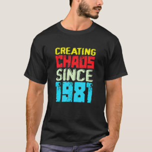 Camiseta Creando Caos Desde 1981 41 Años De Caos