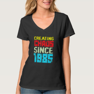 Camiseta Creando Caos Desde 1985, 37 Años De Caos