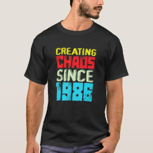 Camiseta Creando Caos Desde 1986, 36 Años De Caos
