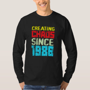 Camiseta Creando Caos Desde 1986, 36 Años De Caos