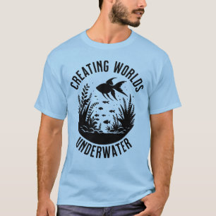 Camiseta Creando el guardián de peces acuáticos subacuático