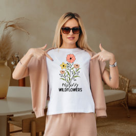 Camiseta Creando flores silvestres