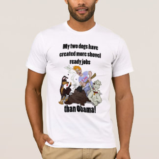 Camiseta Creando los trabajos listos de la pala - NObama