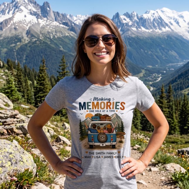 Camiseta Creando Recuerdos Una Milla a la Vez | Familia Per (Subido por el creador)