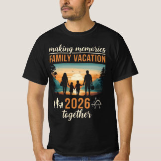 Camiseta Creando Recuerdos Vacaciones Familiares 2026 Junto